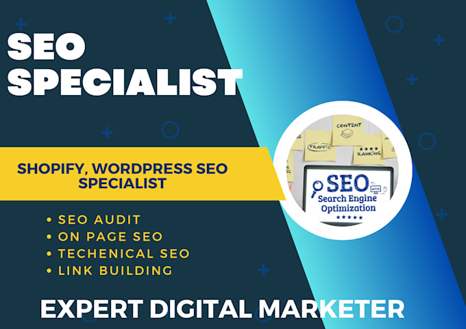 Gig Preview - Be SEO specialist for your wordpress and shopify websites