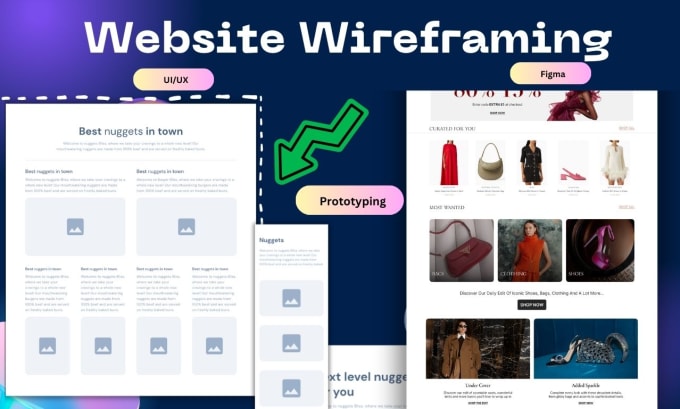 Gig Preview - Design website wireframes and prototypes in figma