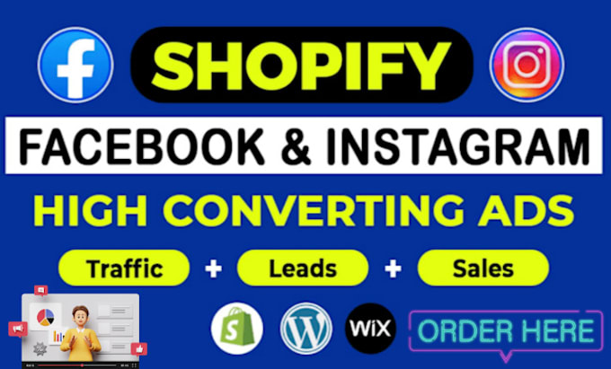 Gig Preview - Setup shopify facebook instagram ads, shopify marketing, sales funnel