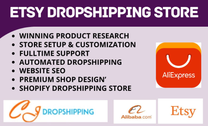 Gig Preview - Do etsy dropshipping  etsy listing for hot selling product etsy seo