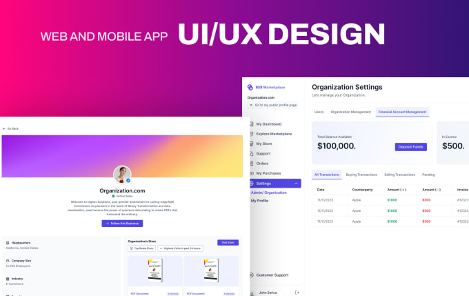 Gig Preview - Transform your digital experience with UI UX design