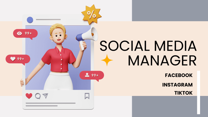 Gig Preview - Grow your brand on social media and management