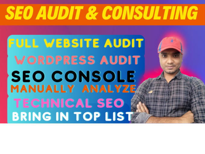 Gig Preview - Bring your website to top by SEO audit with completely