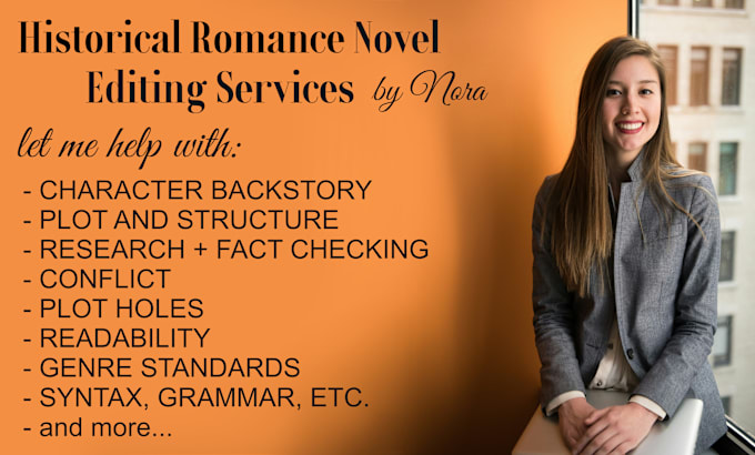 Gig Preview - Edit and beta read your historical romance novel