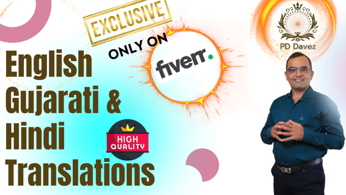 Bestseller - provide professional translation service for english hindi gujarati