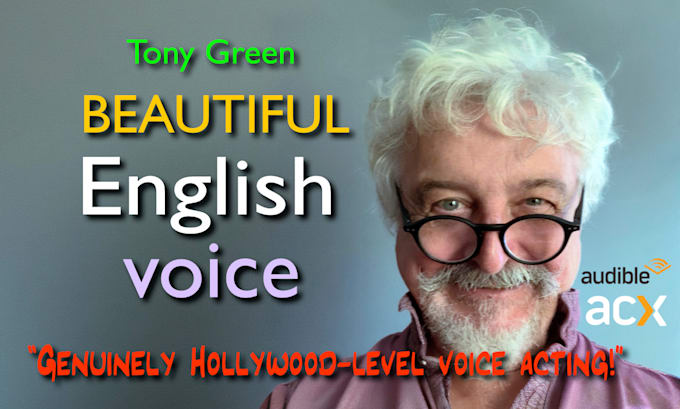 Gig Preview - Narrate and produce your non fiction audiobook beautiful english voiceover