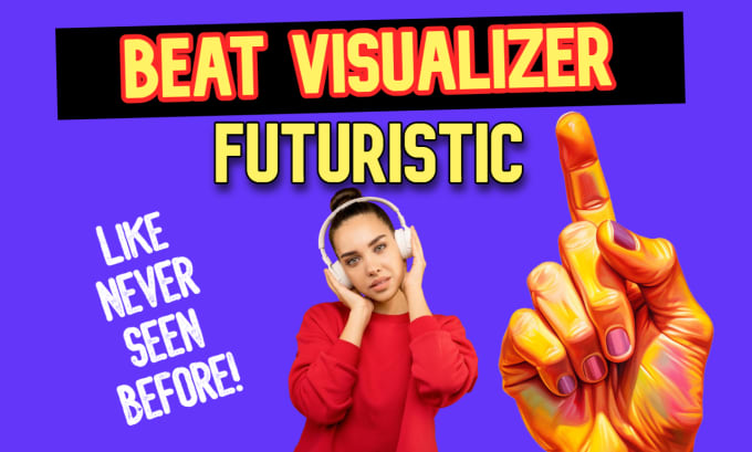 Gig Preview - Create the most futuristic type beat visualizer for trap etc