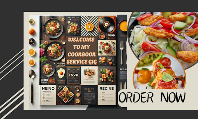 Gig Preview - Be cookbook writer design recipe book cookbook recipe blog ebook writer cookbook