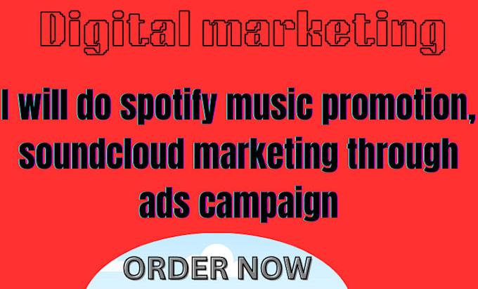 Gig Preview - Promote and increase your spotify music, soundcloud marketing to you song