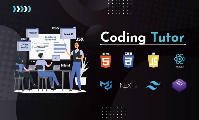 Gig Preview - Teach you html, CSS, javascript, reactjs and online coding lessons