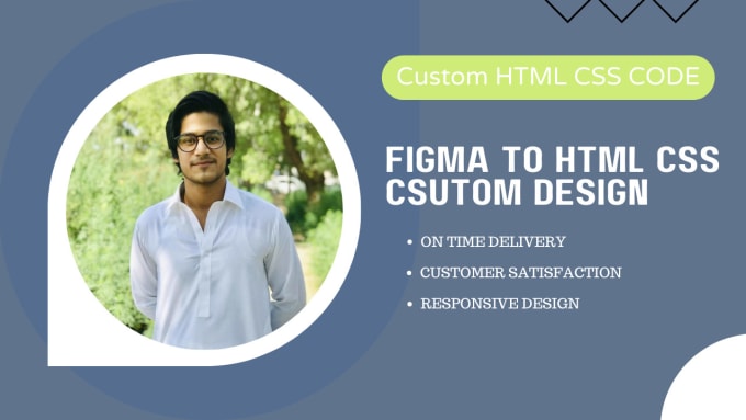 Gig Preview - Build frontend website figma to html css with tailwind css