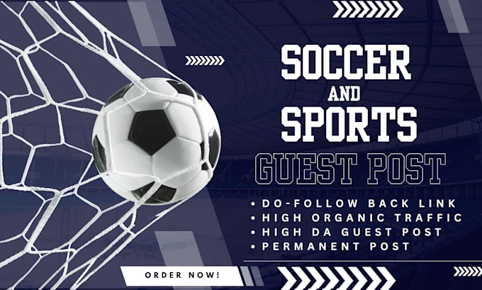 Gig Preview - Publish guest post on high da soccer website