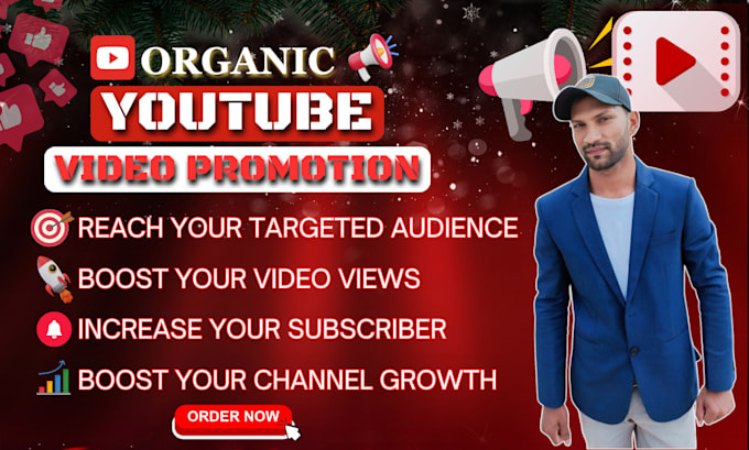 Bestseller - do organic youtube promotion for growth and views