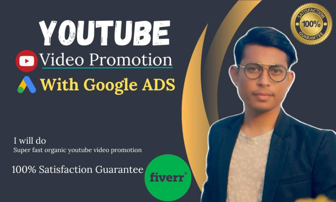 Gig Preview - Do super fast organic youtube video promotion with google ads