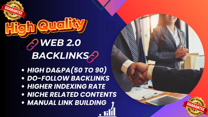 Gig Preview - Create high quality web 2 0 backlinks