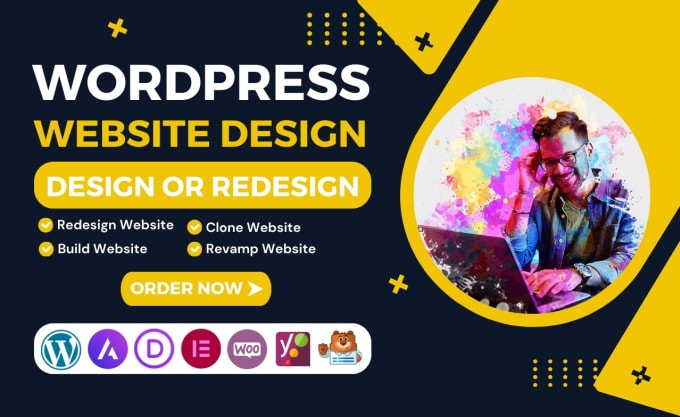 Bestseller - design, redesign, build, clone, customize, fix, or revamp wordpress website