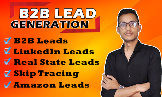 Gig Preview - Do targeted b2b linkedin lead generation, skip tracing