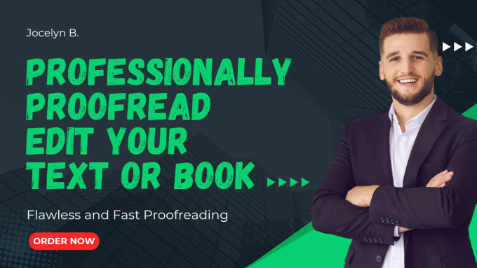 Gig Preview - Professionally proofread and edit your book