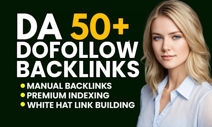 Gig Preview - Create high da dofollow SEO contextual backlinks with white hat link building