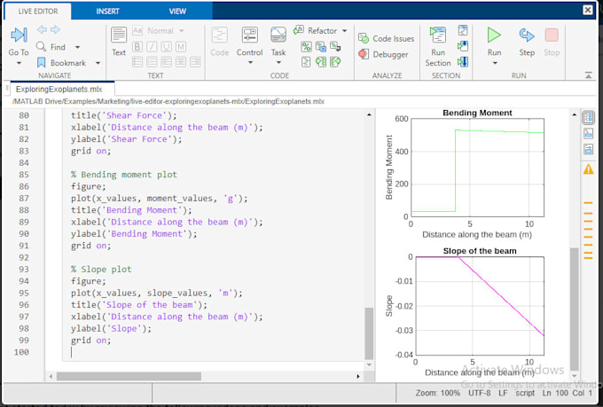 Gig Preview - Do civil engineering matlab python and simulink coding tasks