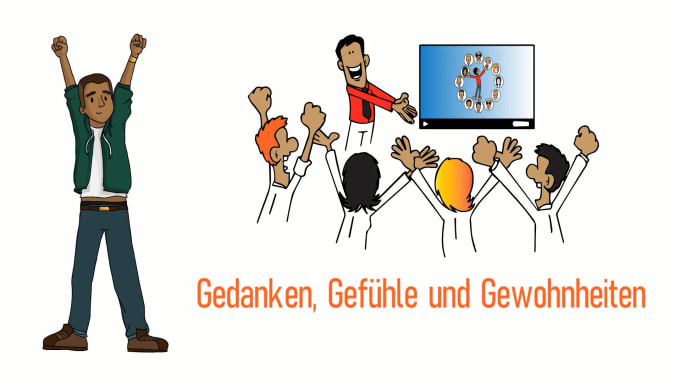 Gig Preview - Create a german whiteboard animation explainer video