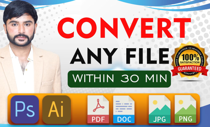 Gig Preview - Convert any file format within 30 minutes or less