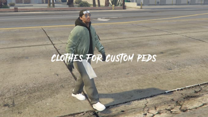 Bestseller - add any clothes on your custom fivem ped and make custom clothes