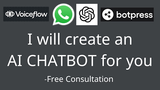 Gig Preview - Create an ai chatgpt chatbot