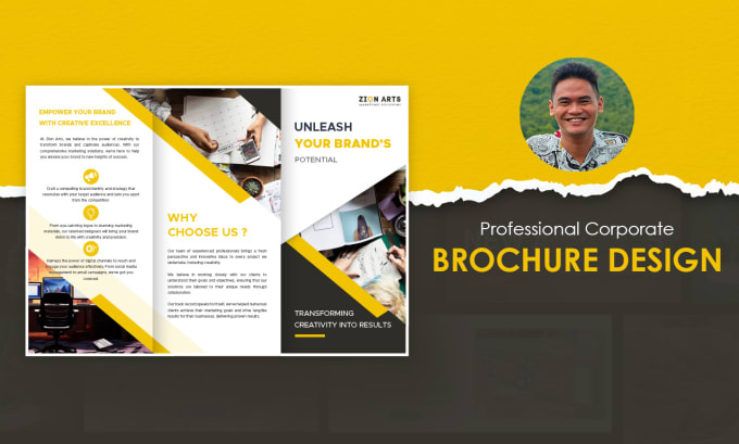 Gig Preview - Design professional corporate brochures for your brand