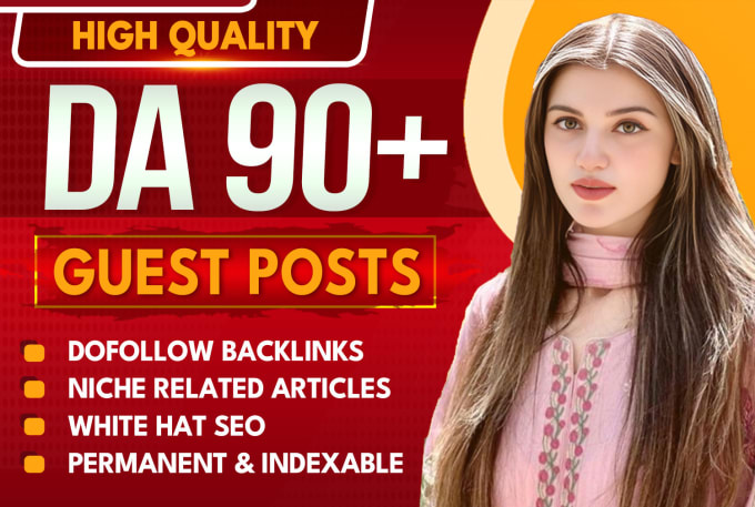 Gig Preview - Do high da guest post on da90 blog with SEO dofollow backlinks