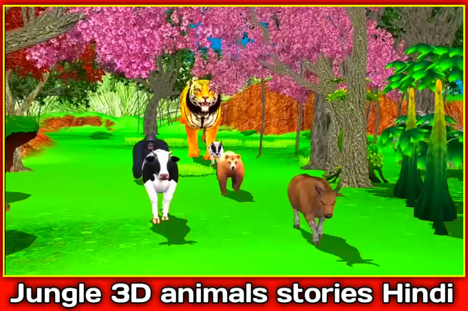 Gig Preview - Create hindi animals stories for kids