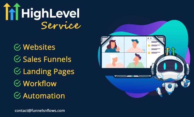 Gig Preview - Be your go high level expert for websites and funnels