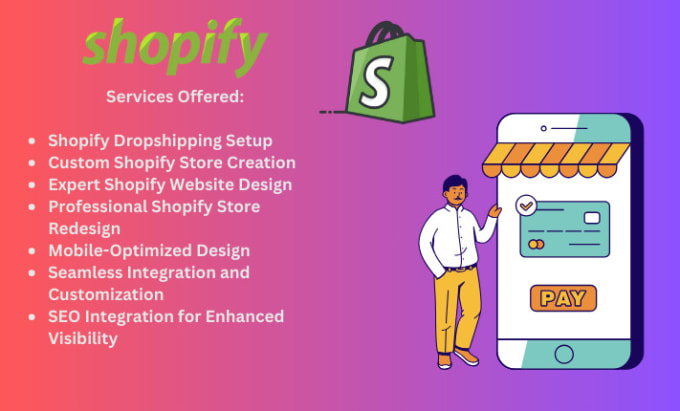 Gig Preview - Create your custom shopify store and professional branding