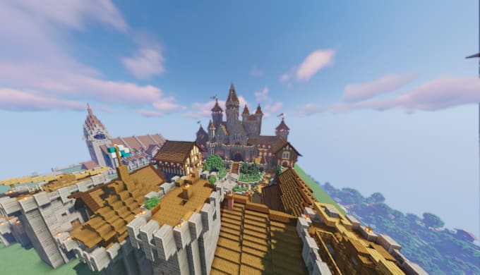 Gig Preview - Build variety of builds in minecraft such as building modern city or castles