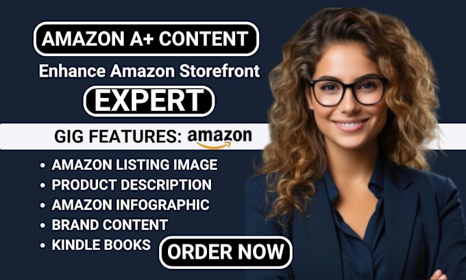 Gig Preview - Design a compelling amazon a plus content, enhanced your amazon storefront