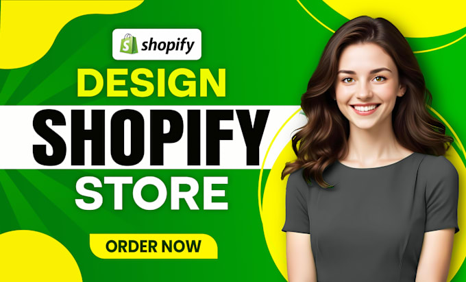 Gig Preview - Design, redesign shopify store, shopify dropshipping store, shopify website