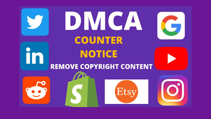 Bestseller - send dmca takedown notice to delete defaming illegal content from all internet