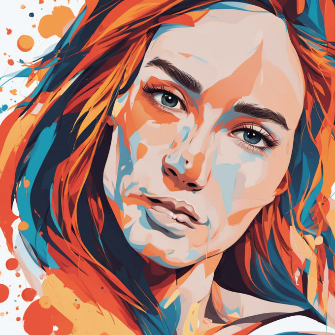 Gig Preview - Create a face into color vector art portrait