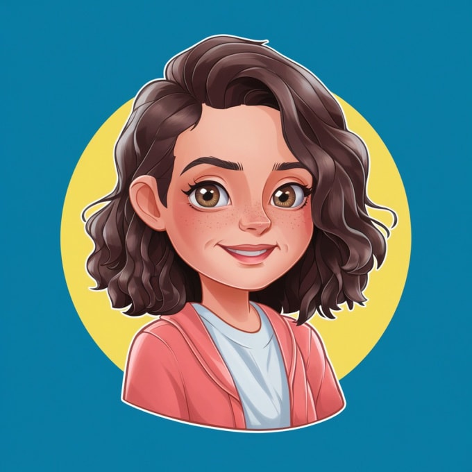 Gig Preview - Draw you in cute cartoon style, disney style portrait