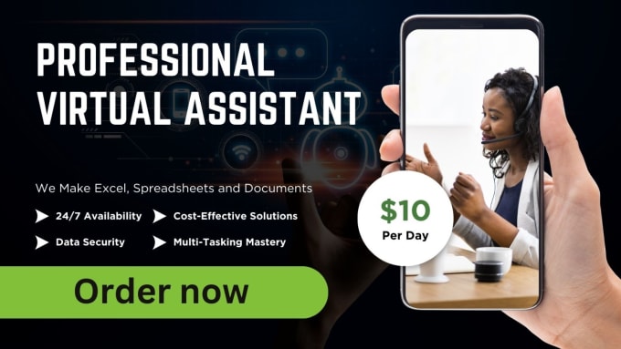 Gig Preview - Be your professional virtual assistant for work and daily task