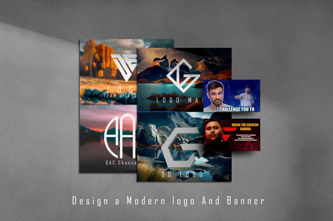 Gig Preview - Design a modern logo and banner