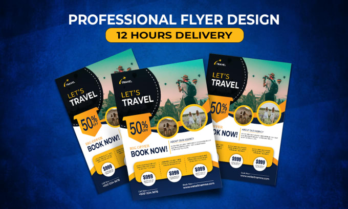 Bestseller - design a professional flyer, brochure, trifold or postcard