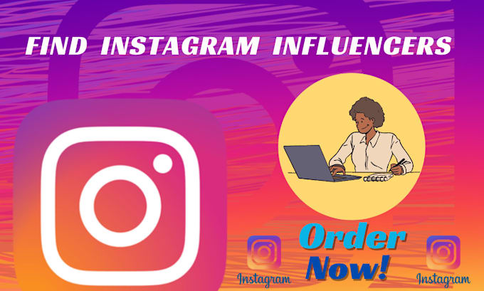 Gig Preview - Find instagram influencers list for influence marketing