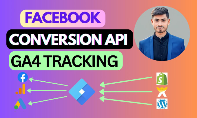 Gig Preview - Setup or fix facebook conversion API,ga4 server side, ecommerce tracking