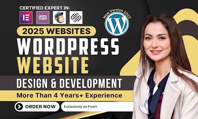 Gig Preview - Design clean and responsive wordpress website