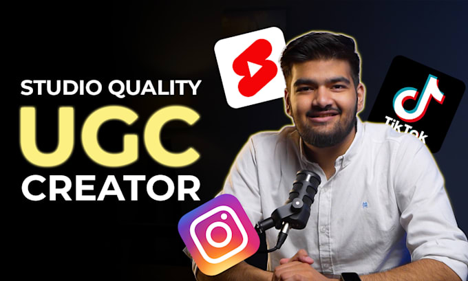 Gig Preview - Create podcast ugc high quality