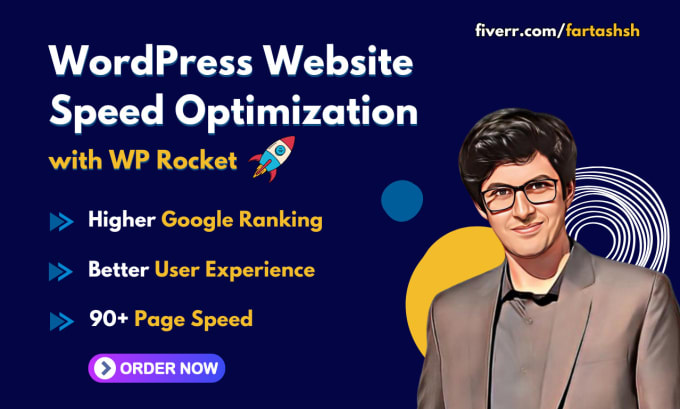 Gig Preview - Do wp rocket speed optimization for your wordpress website