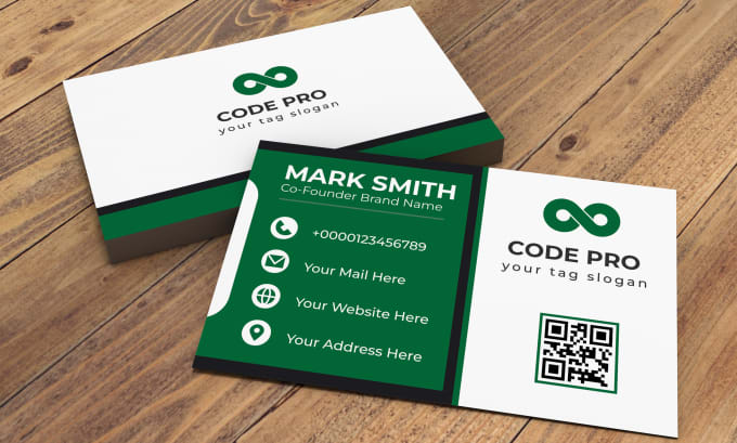 Gig Preview - Do modern business card design for your business 24 hrs