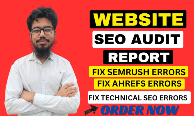 Gig Preview - Fix technical SEO semrush ahrefs and website audit errors