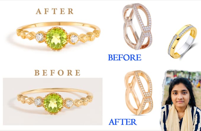 Gig Preview - High end jewelry retouching, jewelry photo retouching to enhance your sales